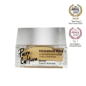 Bulgarian Rose Glam Gold Satin Creme Unscented