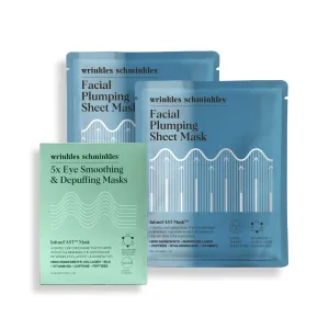 Face Plumping & Eye Smoothing Sheet Mask Bundle