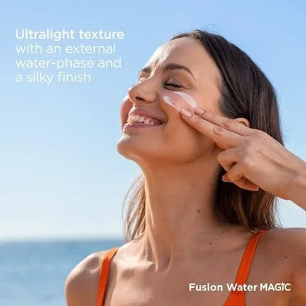 Fusion Water Magic Spf50 50ml daily sunscreen for face with ultra-light texture , Isdin