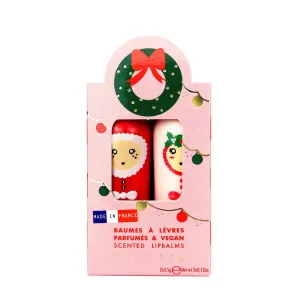 Inuwet - Duo Baumes à Lèvres - Mangue - Sucre D'orge || Inuwet - Lip Balm Duo - Mango - Candy Cane