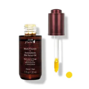 Multi-Vitamin   Antioxidants PM Facial Oil - 100% Pure