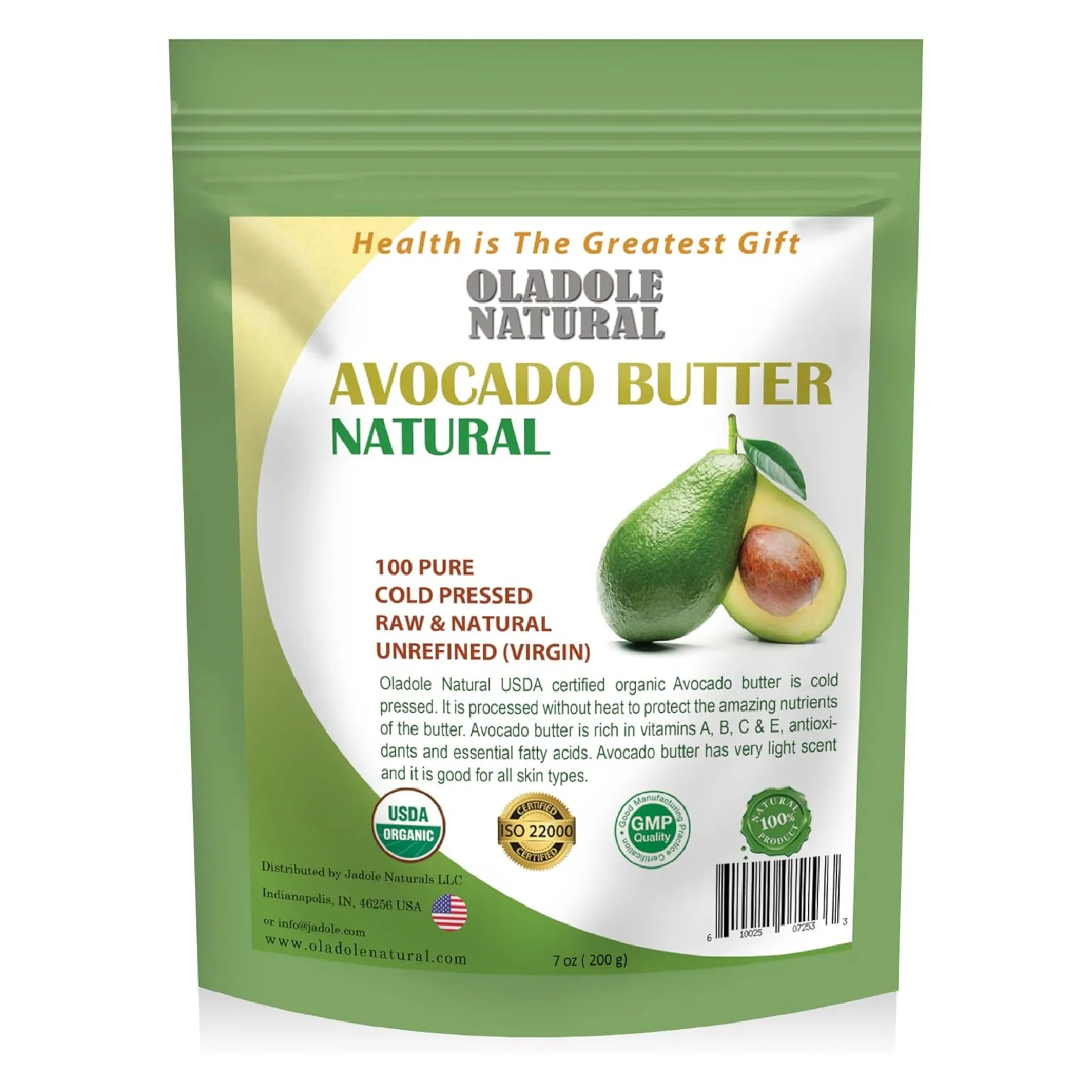 Organic Avocado Butter 200g