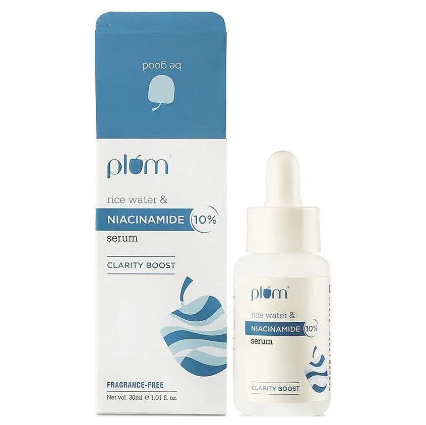 Plum 10% Niacinamide Face Serum with Rice Water (30ml)