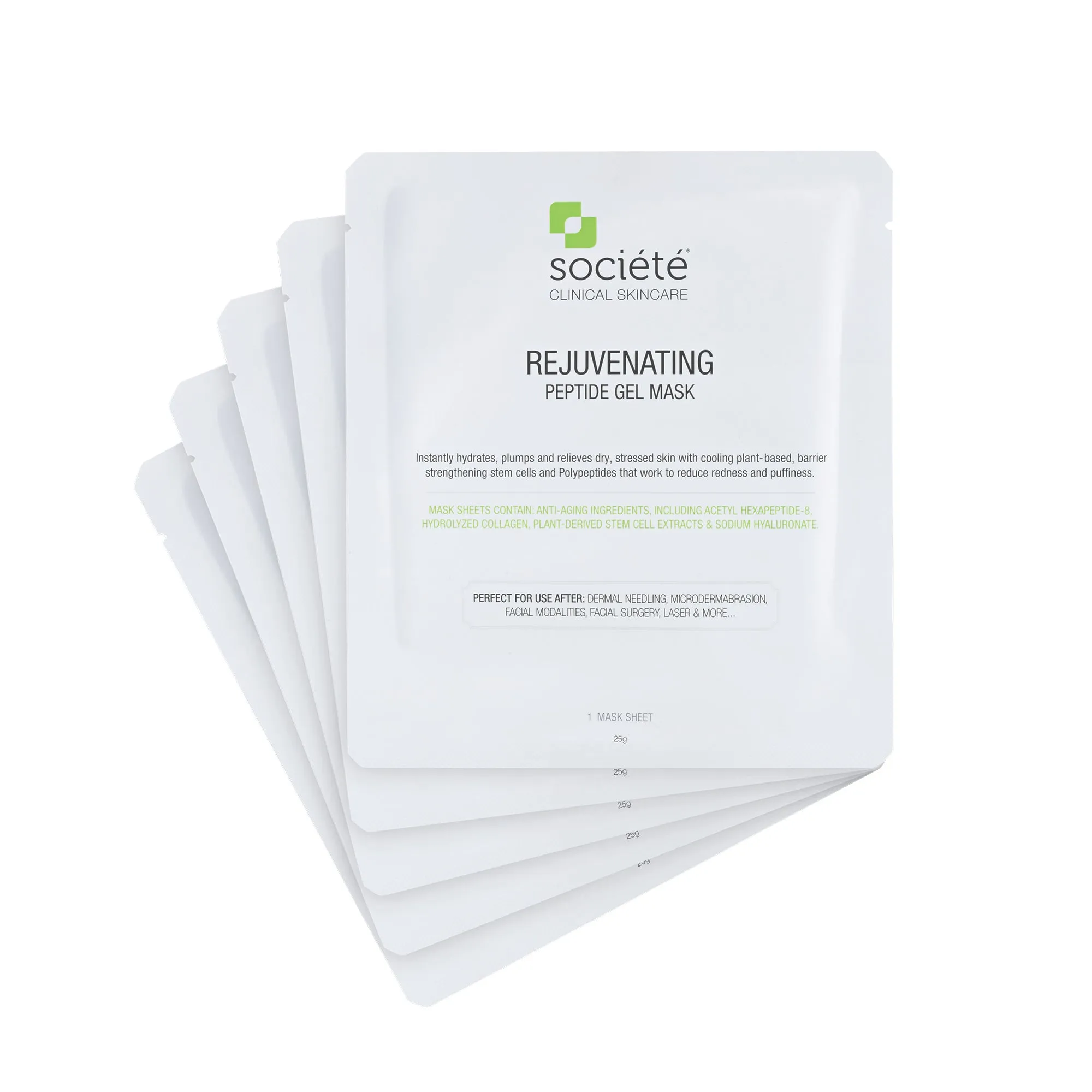 SOCIETE Rejuvenating peptide gel mask