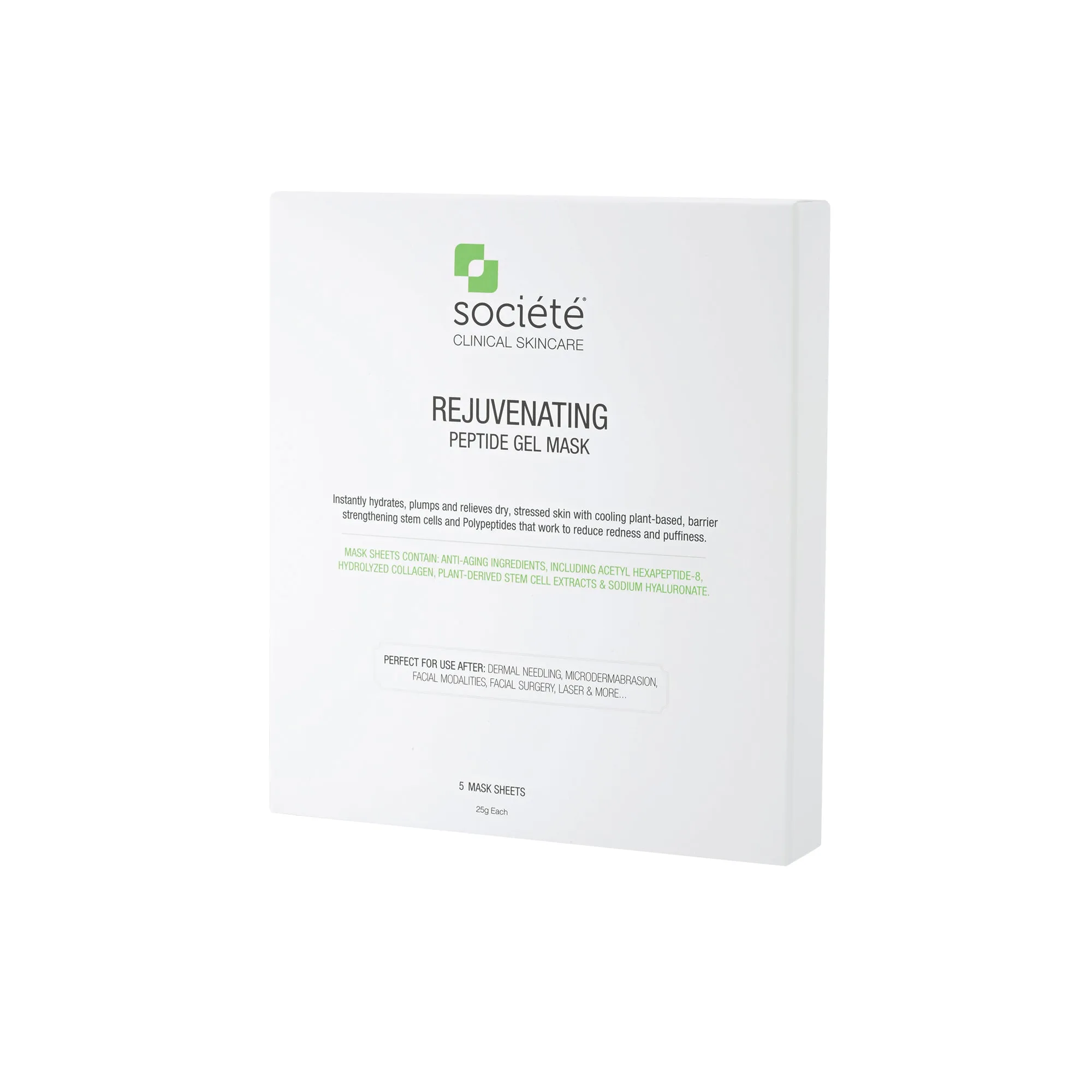 SOCIETE Rejuvenating peptide gel mask