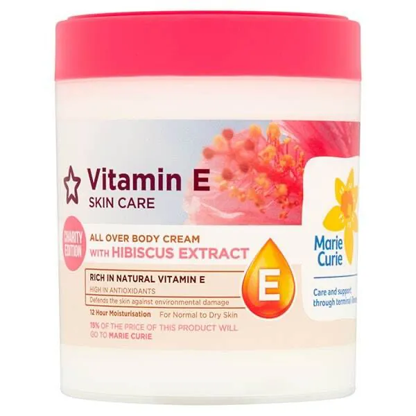 Vitamin E All Over Body Cream with Hibiscus 465ml